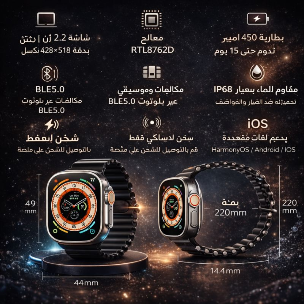 ساعة رولز تيمي i116 وموجماكس الذكية + إيربودز برو 2 | عرض الساعة الذكية وسماعات البلوتوث