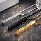 Islamic Ayat ul Kursi Bar Pendant Necklace