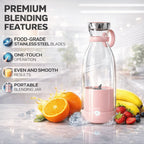 Portable Smoothie Blender Bottle