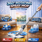 360 Rotating Spray Mop for Floor With Refillable Bottle - ممسحة أرضيات برذاذ دوّارة 360 درجة مع زجاجة قابلة لإعادة التعبئة